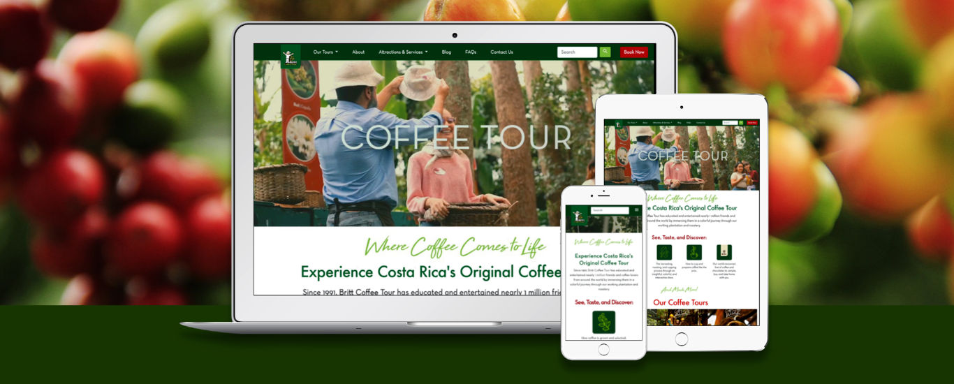 Britt Coffee Tour Web Site